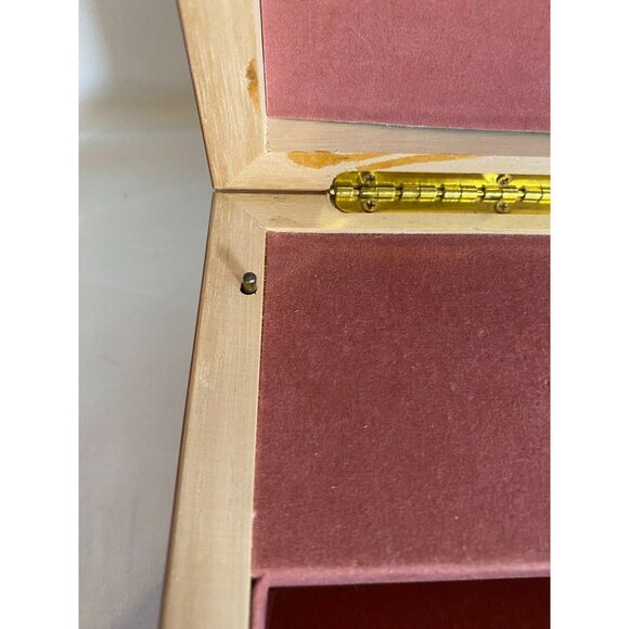 Vintage 1987 The Cyclist Bywater Hollow Musical Jewelry Box by Heirloom Traditio - Picture 4 of 9